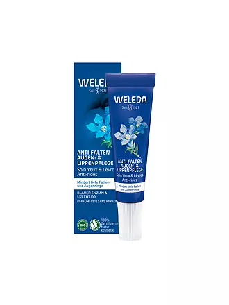 WELEDA | Anti Falten Augen- & Lippenpflege Blauer Enzian & Edelweiß 10ml | 